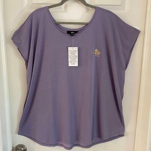 Ellos lavender t-shirt, 22-24, NWT